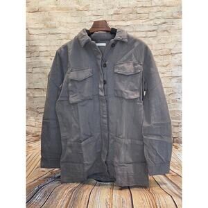 Zili Utility Jacket Medium Long Sleeve With Pockets